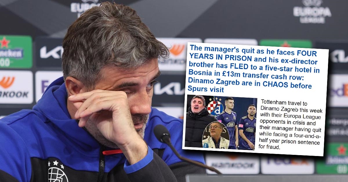 Daily Mail: Kaos u Dinamu. Braća Mamić moraju u zatvor, a dolazi Tottenham