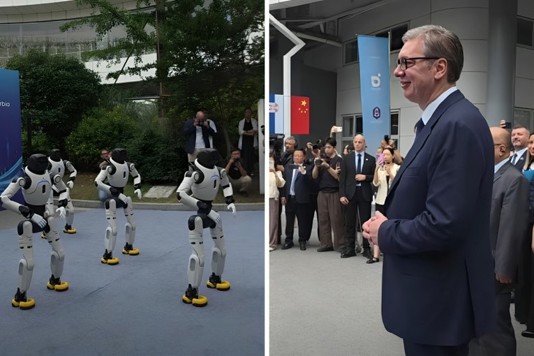 Vučića u Kini dočekali roboti koji su zaplesali srpsko kolo
