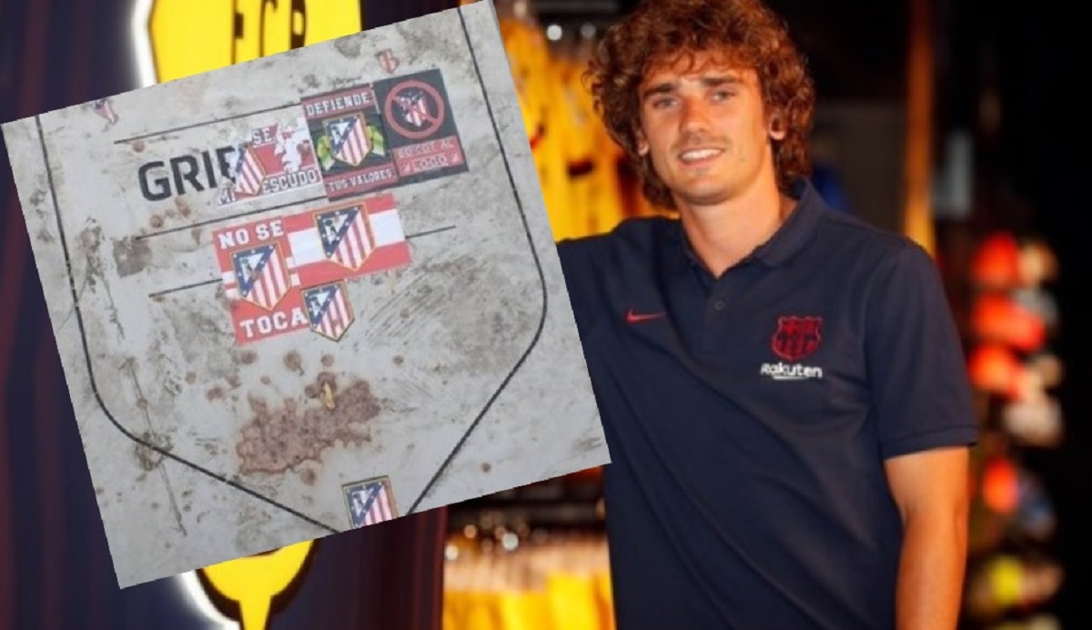 Pogledajte kako danas izgleda Griezmannova ploča na stadionu Atletica