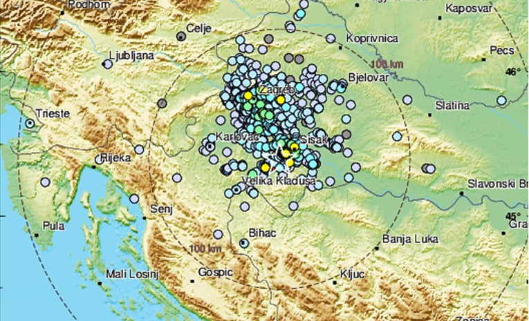 Novi potres kod Petrinje, magnituda je 3.2