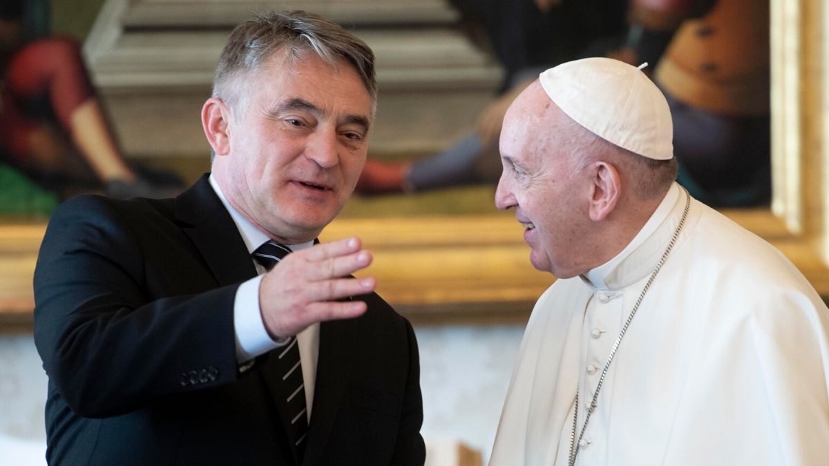 Papa primio Komšića, pričali su o stanju u BiH