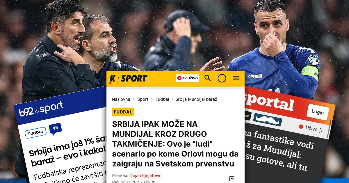 Srbi: SF nas vodi prema SP-u. Evo kako imamo 1 posto šanse za baraž