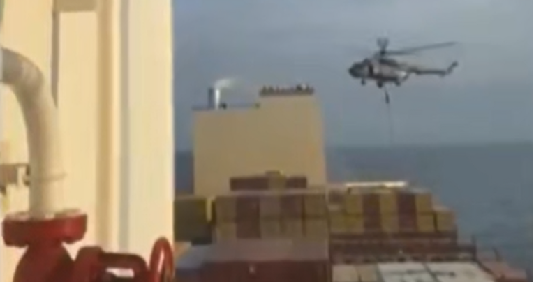 VIDEO Iranski komandosi zauzeli brod povezan s Izraelom. Izrael odmah reagirao