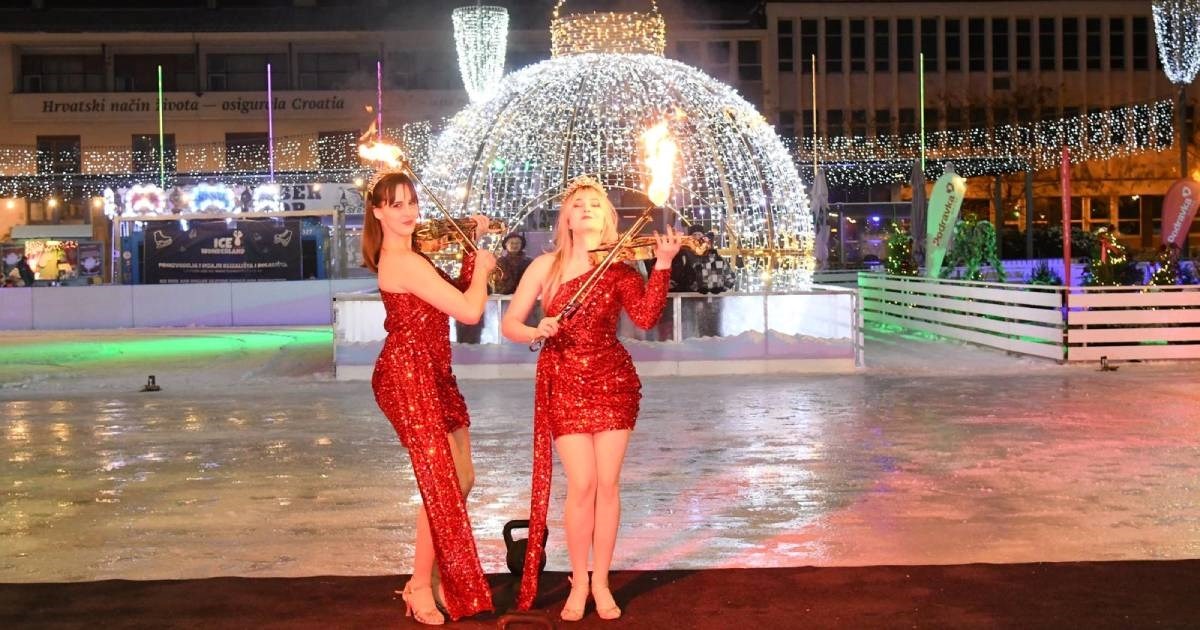 U Varaždinu otvoren Ice Wonderland Ledeni park, može primiti 450 klizača