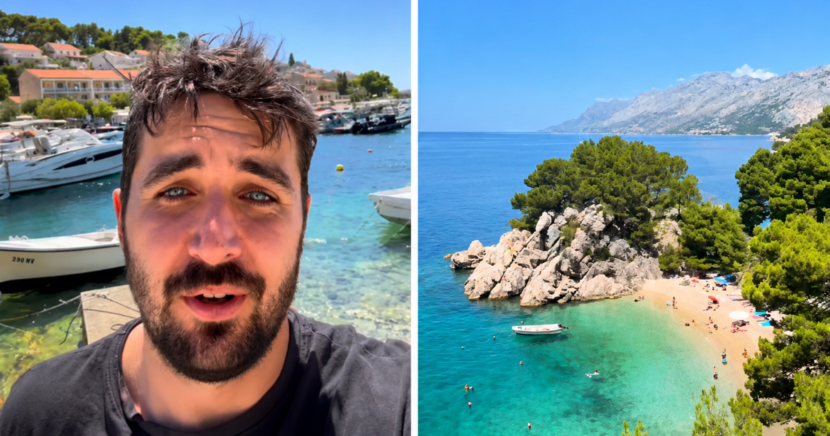 Srpski influencer oduševljen Hvarom: "Nema mora do Jadrana"