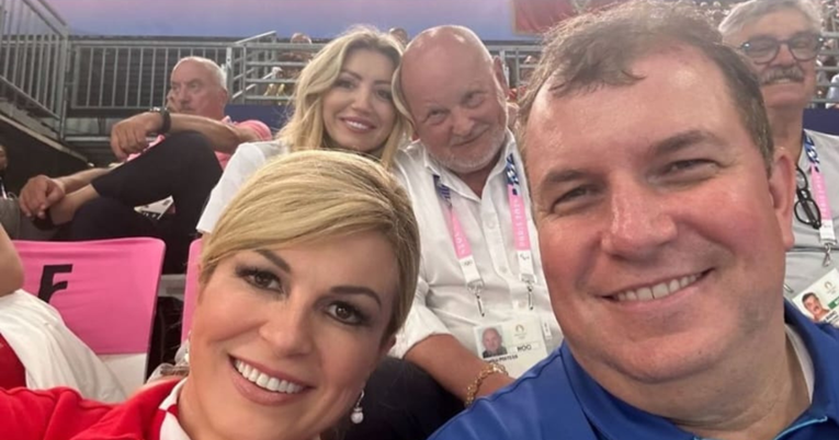 Kolinda s Jakovom pratila utakmicu Barakuda u Parizu, podijelila fotke na Instagramu