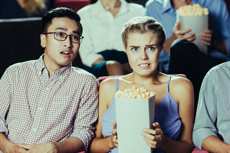 Strah gledatelja u kinu može se izmjeriti
