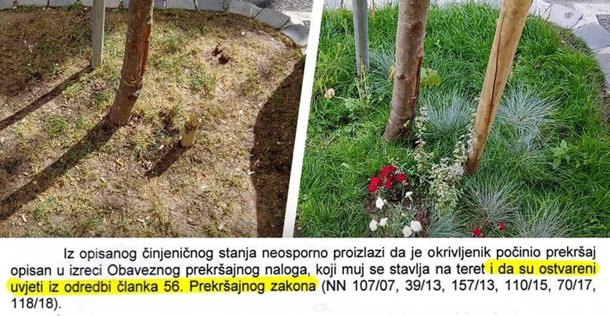 Ljude su za vrt u Zagrebu kaznili prema članku zakona koji ne postoji