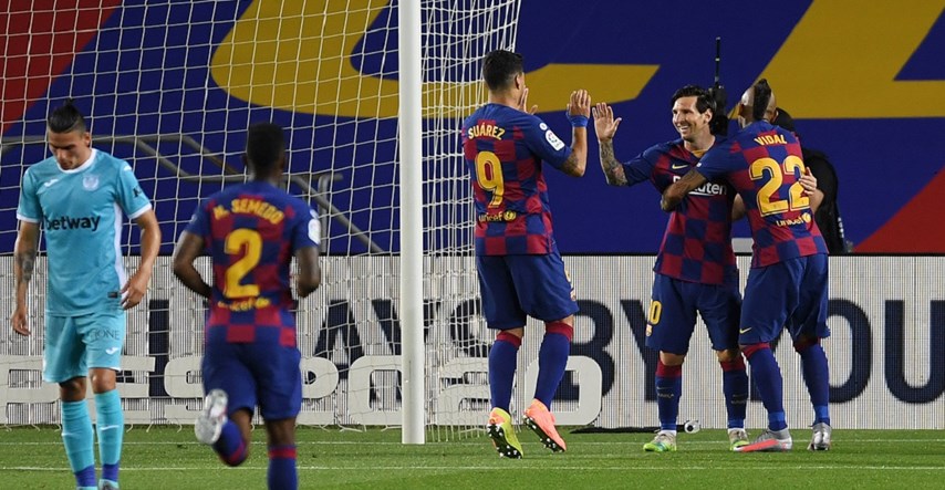 BARCELONA - LEGANES 2:0 Fati i Messi rutinski protiv zadnje momčadi Primere