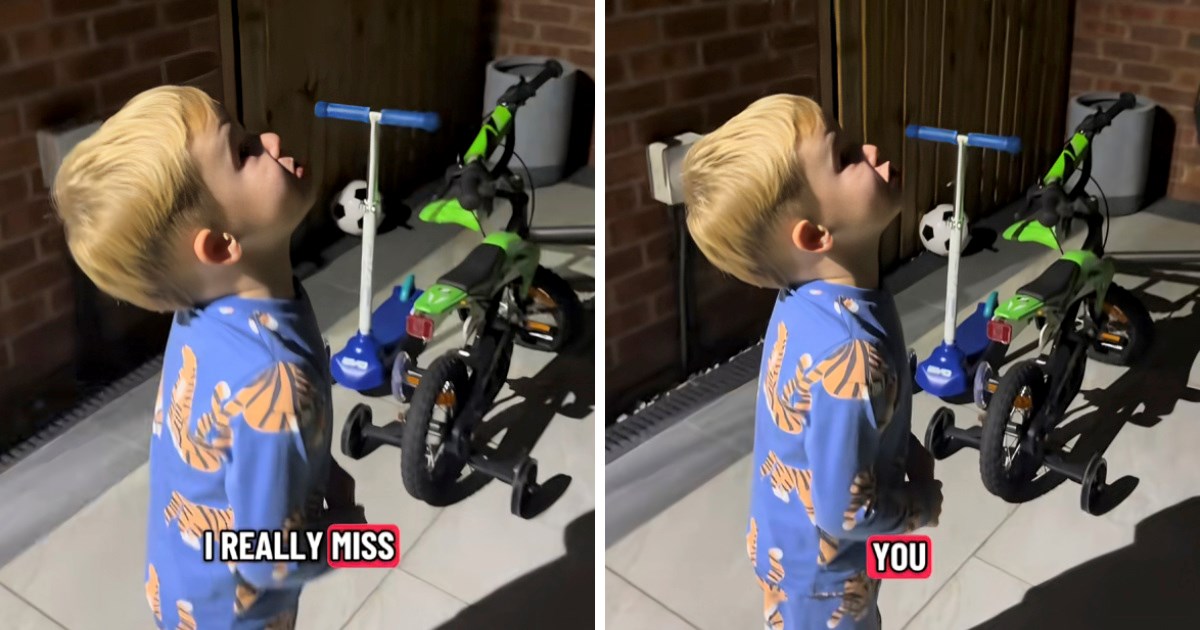 Dječak (3) se dirljivim riječima oprostio od psa, snimka slama srca