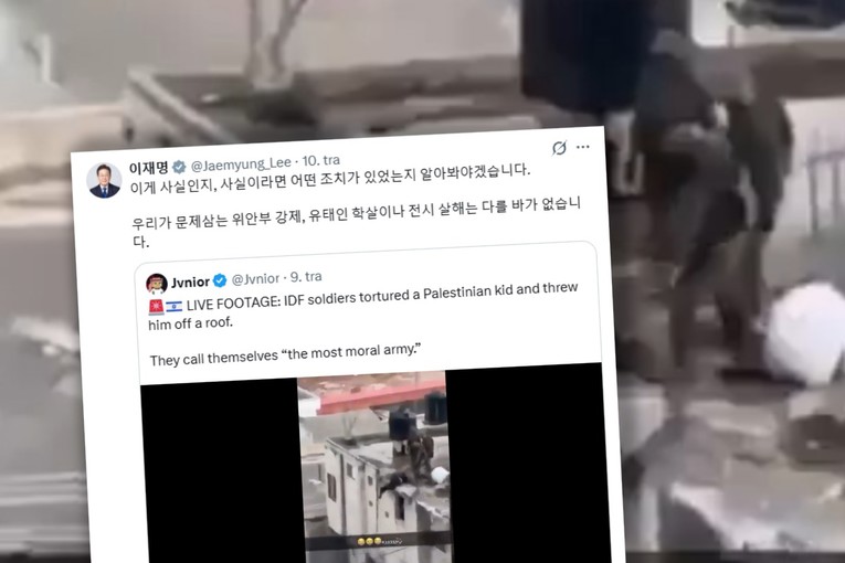 Predsjednik Južne Koreje naljutio Izrael videom na kojem vojnici bacaju tijelo s krova