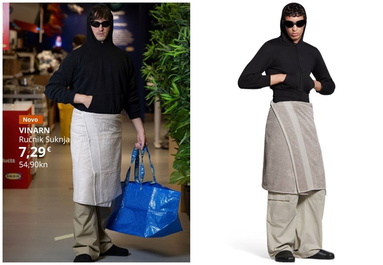 IKEA-in odgovor na Balenciaginu ručnik-suknju od 700 eura je apsolutni hit
