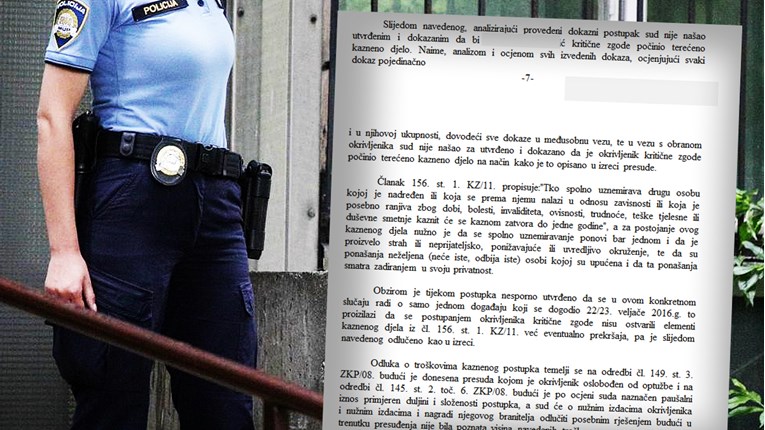 Doznajemo: Seksualno maltretirana policajka zbog presude morala platiti 6000 kn