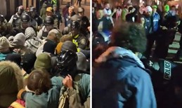 VIDEO Studenti u SAD-u i Berlinu prosvjeduju za Palestinu, izbili sukobi s policijom