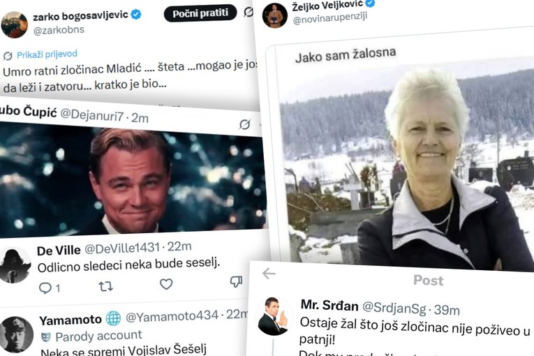 Srpski tabloidi napadaju Srbe koji slave Mladićevu smrt: "Moralne nakaze"