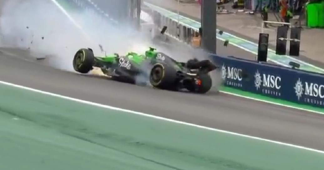 Pogledajte bizarnu scenu iz Formule 1. Brazilcu se bolid doslovno raspao na stazi