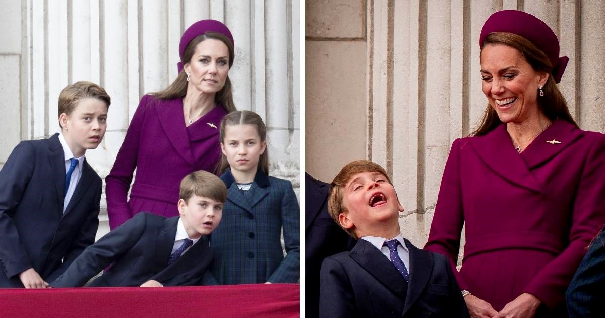 Princ Louis je hit: Na paradi u Londonu radio grimase, vukao Williama za uniformu