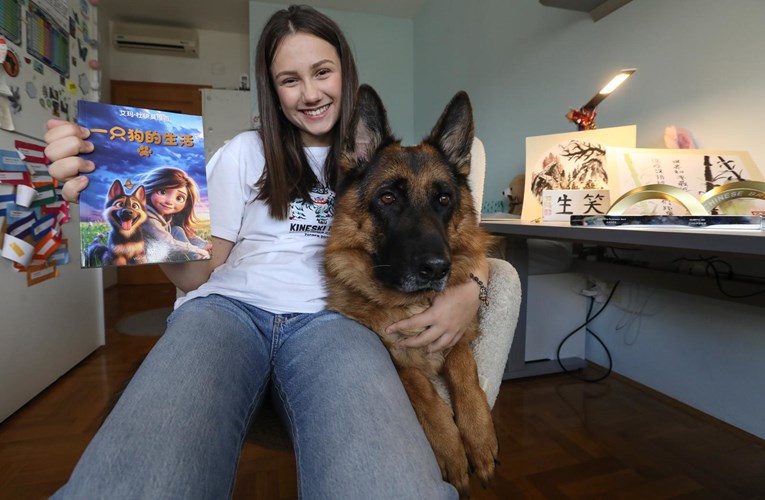 Ema (13) iz Samobora osvojila drugo mjesto na natjecanju iz kineskog - u Kini