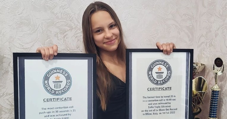 Djevojčica iz Ukrajine oborila svjetski rekord u akrobatskim sklekovima