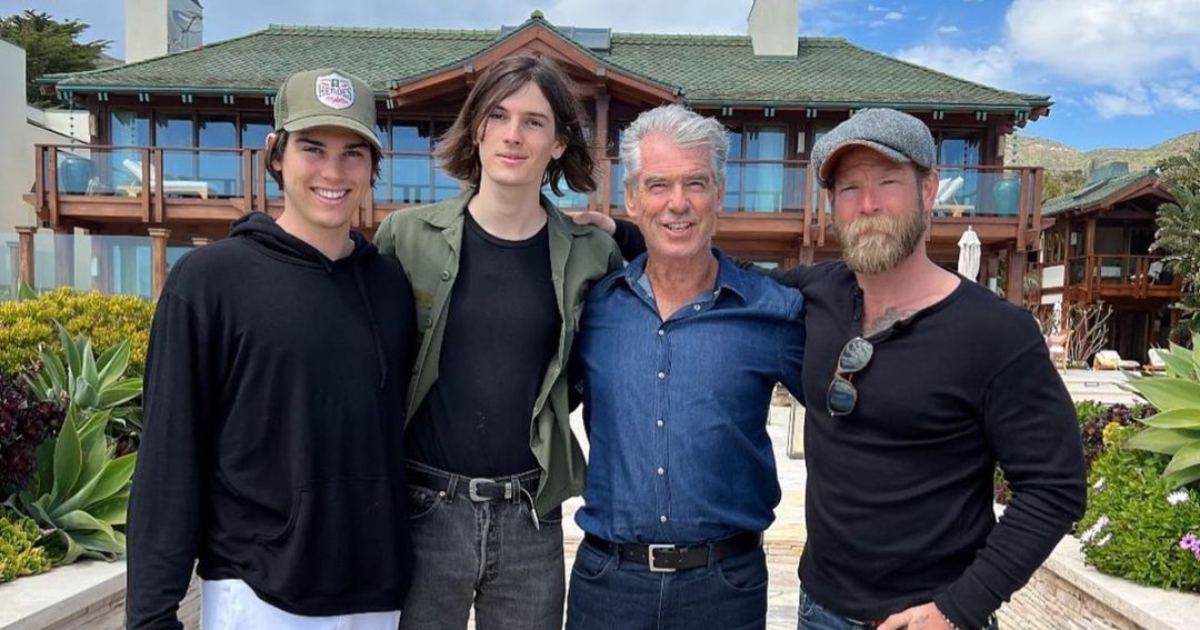 Pierce Brosnan objavio rijetku fotografiju sa svojim sinovima: "Hvala vam za ljubav"