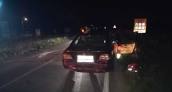 FOTO Pijan se BMW-om zabio u drugi BMW kod Dugog Sela