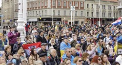 VIDEO Skup potpore Ukrajini u Zagrebu: "Borimo se i ginemo za slobodu"