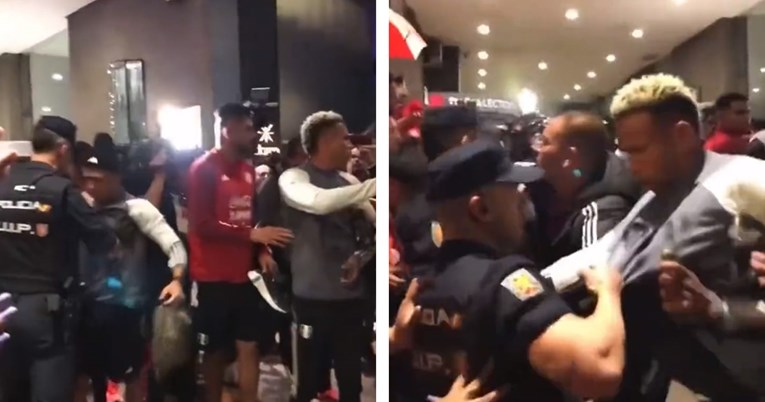 VIDEO Igrači Perua došli pozdraviti navijače. Policija ih napala i uhitila golmana