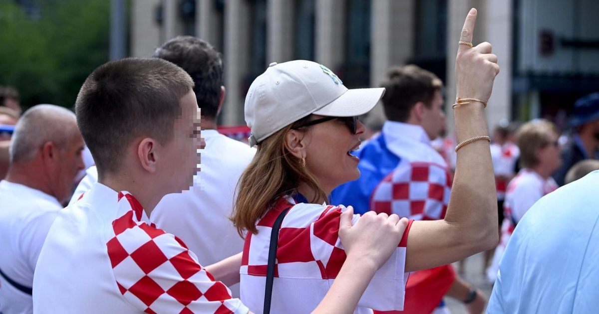Bivša hrvatska misica privukla pažnju među gomilom navijača u Leipzigu