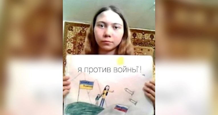 Ruska učenica koja je nacrtala antiratni crtež poslana u sirotište