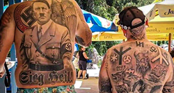FOTO Prekriveni nacističkim tetovažama ušli u bar u Rijeci, pozvana policija