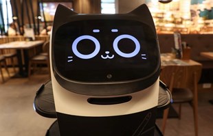 U restoranu kod Splita radi robot koji u znak podrške Baby Lasagni ima lice mačke