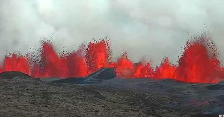 VIDEO Ponovno eruptirao vulkan na Islandu. Proglašeno izvanredno stanje