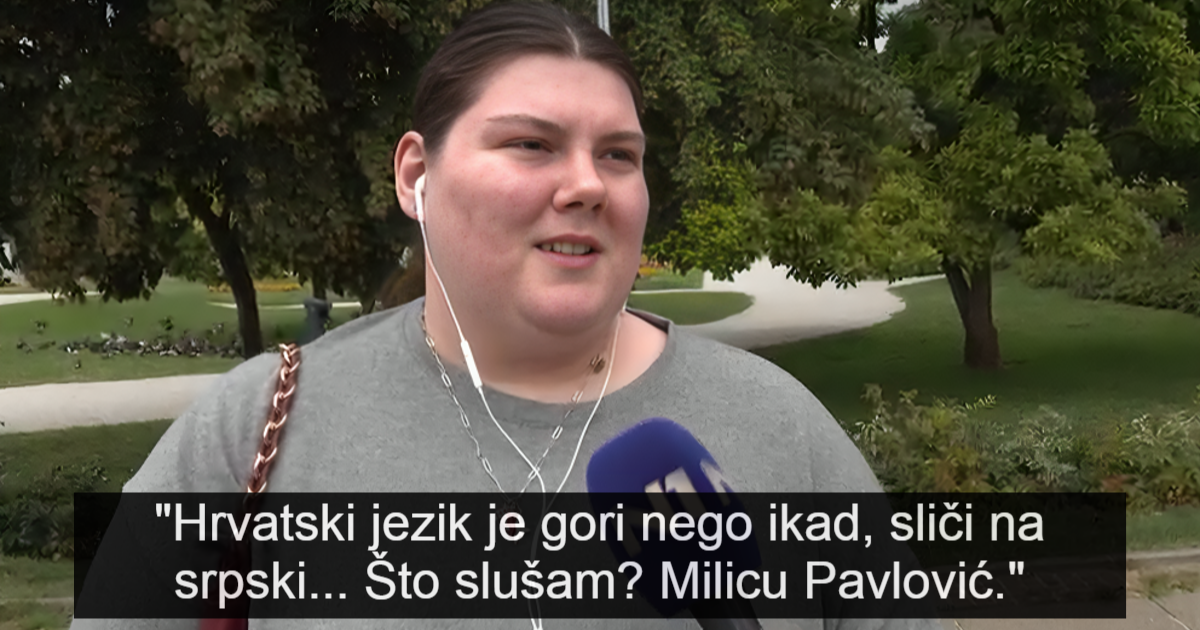 Pitali je o hrvatskom jeziku: Strašno, sve više sliči na srpski. Što slušam? Milicu