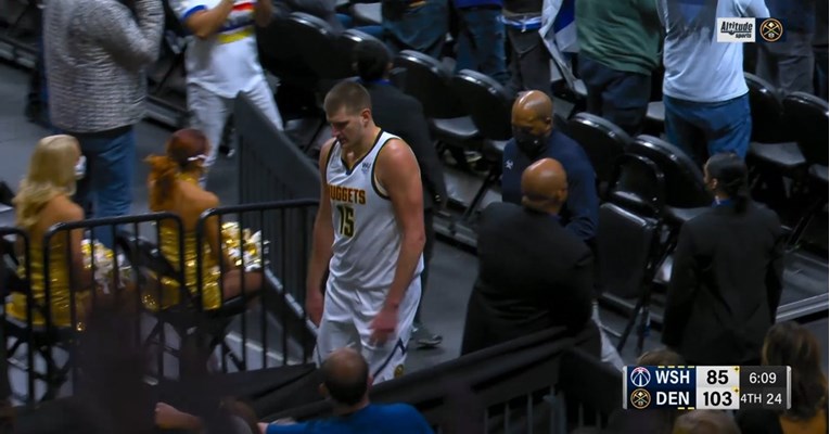 Jokić isključen nakon novog incidenta