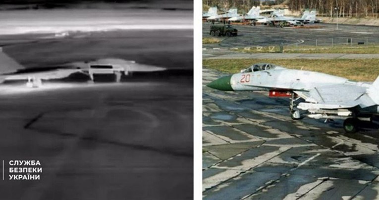 Ukrajinski dronovi pogodili dva ruska aviona Su-27 na okupiranom Krimu