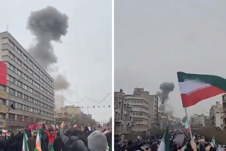 VIDEO Eksplozija tijekom prosvjeda u Teheranu. Masa uzvikivala "Smrt Americi"