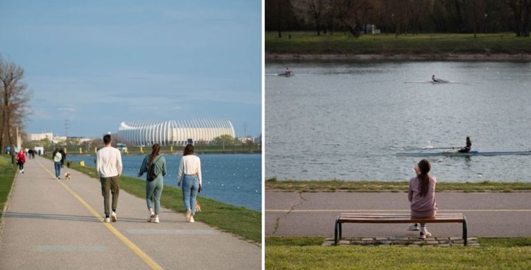 Zagrepčani iskoristili lijepo vrijeme za uživanciju na Jarunu, pogledajte fotke