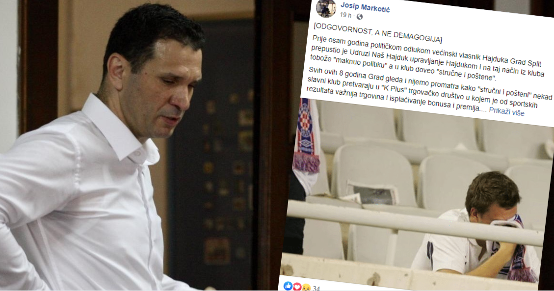 Splitski gradski vijećnik o Hajduku: Klub je okupiran