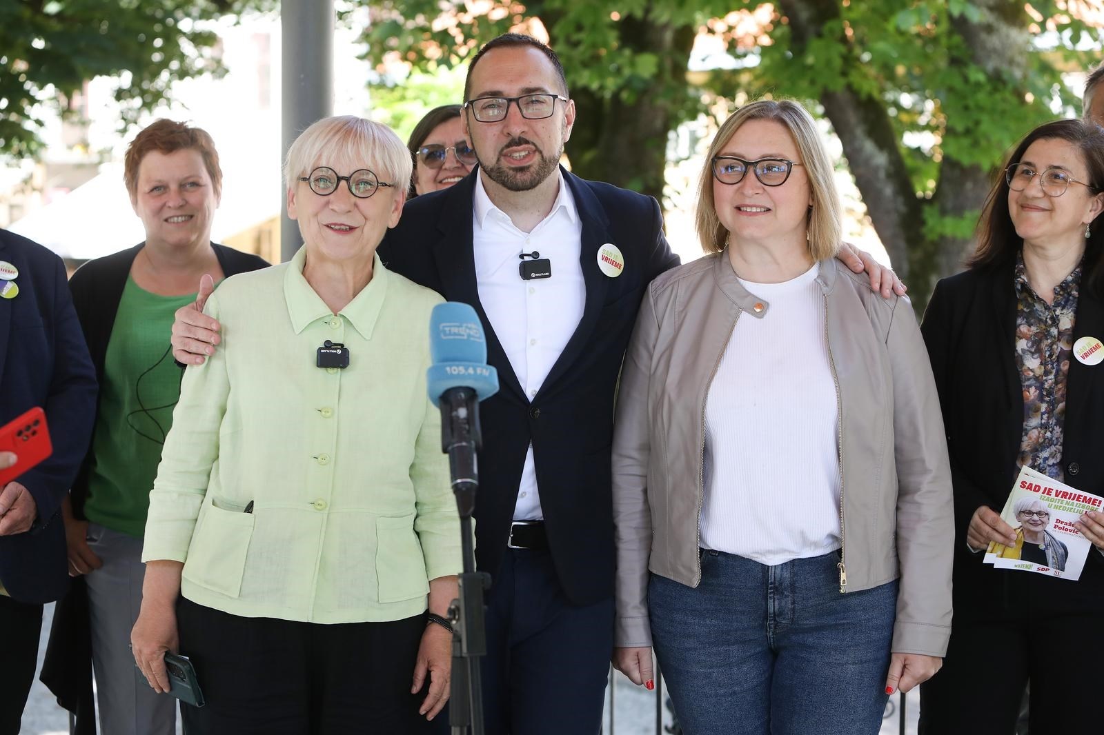 Tomašević podržao kandidaturu Draženke Polović za gradonačelnicu Karlovca