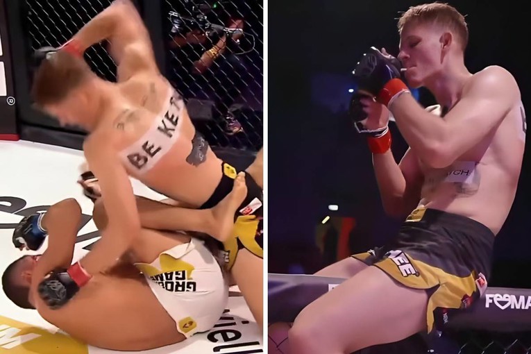 VIDEO Poljski MMA borac nokautirao protivnika. Nakon toga je zapalio džoint u kavezu