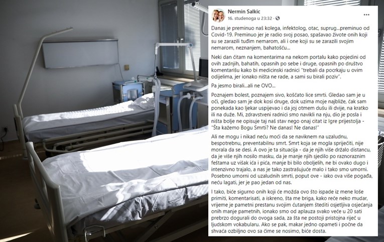 Širi se objava liječnika iz BiH čiji je kolega umro od korone: "Pao je jedan od nas"