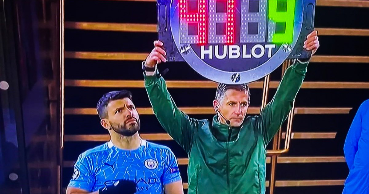 Hit scena sa sinoćnje utakmice: Aguero u čudu gledao semafor