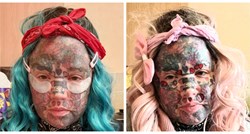 Majka sedmero djece istetovirala cijelo lice: "Ponekad se tetoviram i dvaput tjedno"