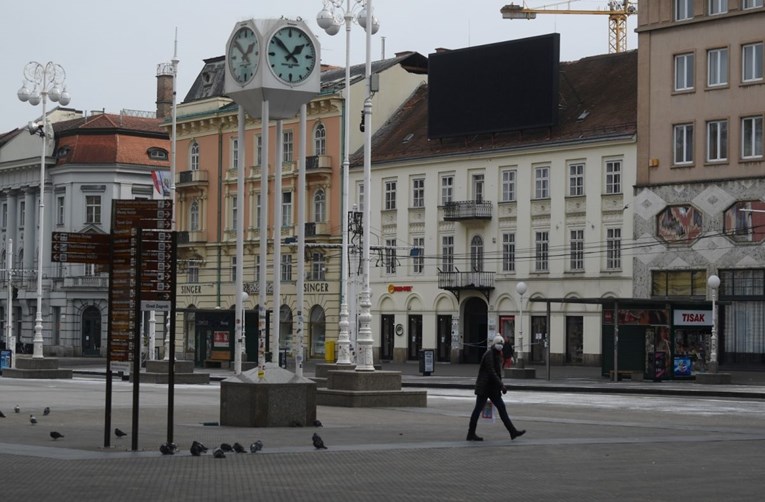Ovako je danas izgledao zagrebački glavni trg