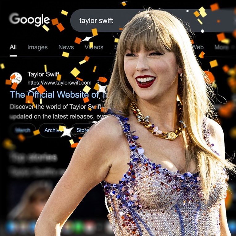 Pogledajte što se dogodi kad na Googleu ukucate ime Taylor Swift