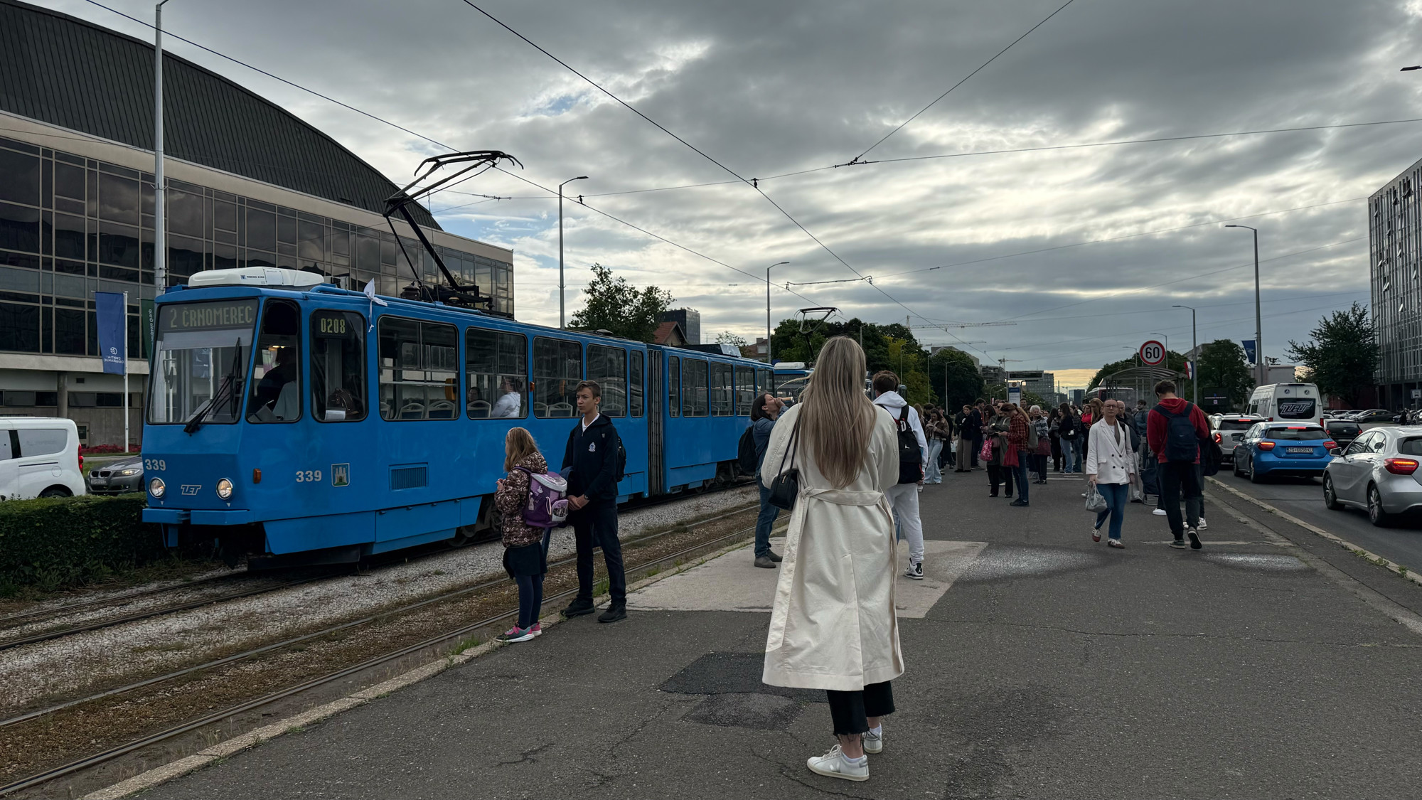 VIDEO Zastoj tramvaja u Vukovarskoj u Zagrebu