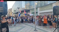 VIDEO U Splitu prosvjed protiv mjera: "Ne može se pobjeć od 5G"