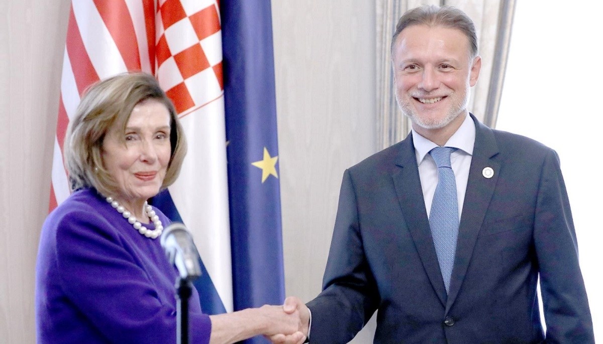 Pelosi i Jandroković održali presicu: "Učinit ćemo sve da Rusija bude poražena"