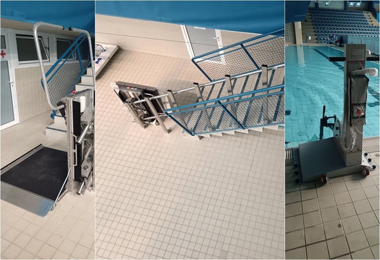Na dubrovačkom gradskom bazenu ugrađeno dizalo za osobe s invaliditetom