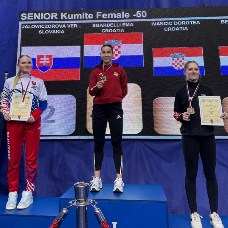 Karatistica Ema Sgardelli osvojila zlatnu medalju u Srbiji